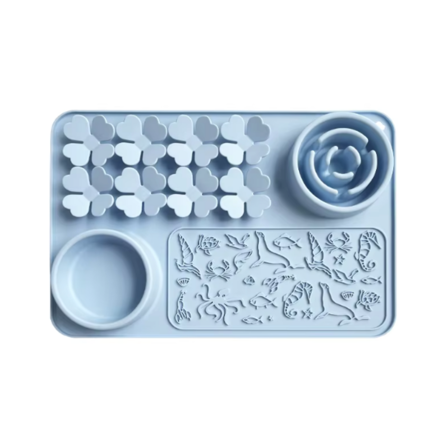 Pupcakes™ XL ZenTray – 4-in-1 Licking Mat & Slowfeeder